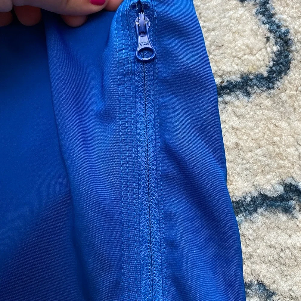 THE NORTH FACE blue swim trunks shorts zipper pocket summer swimming size 32